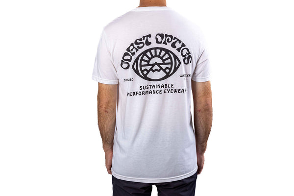Coast Optics Lost Short Sleeve Tech Tee - White