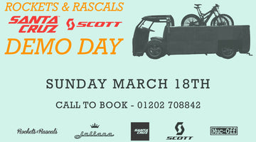 SANTA CRUZ & SCOTT BIKES DEMO DAY - SUNDAY MARCH 18TH