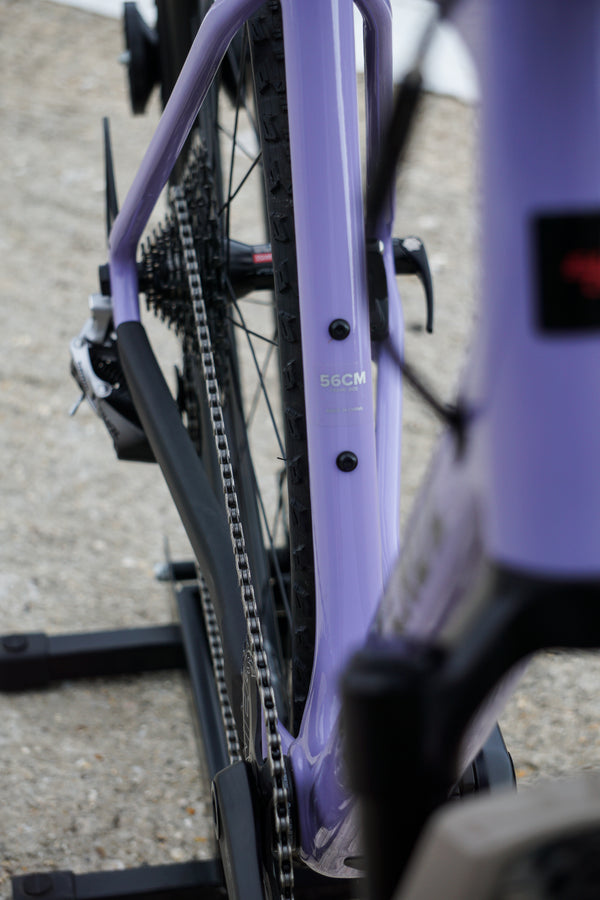 Santa Cruz Stigmata CC Custom Build in Lavender with Rudy forks - size 56cm