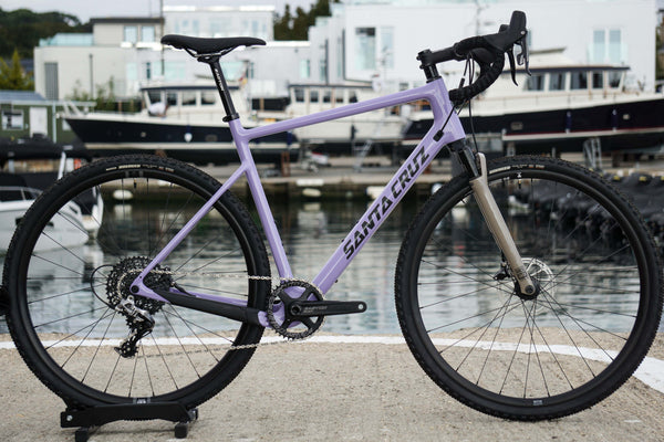 Santa Cruz Stigmata CC Custom Build in Lavender with Rudy forks - size 56cm